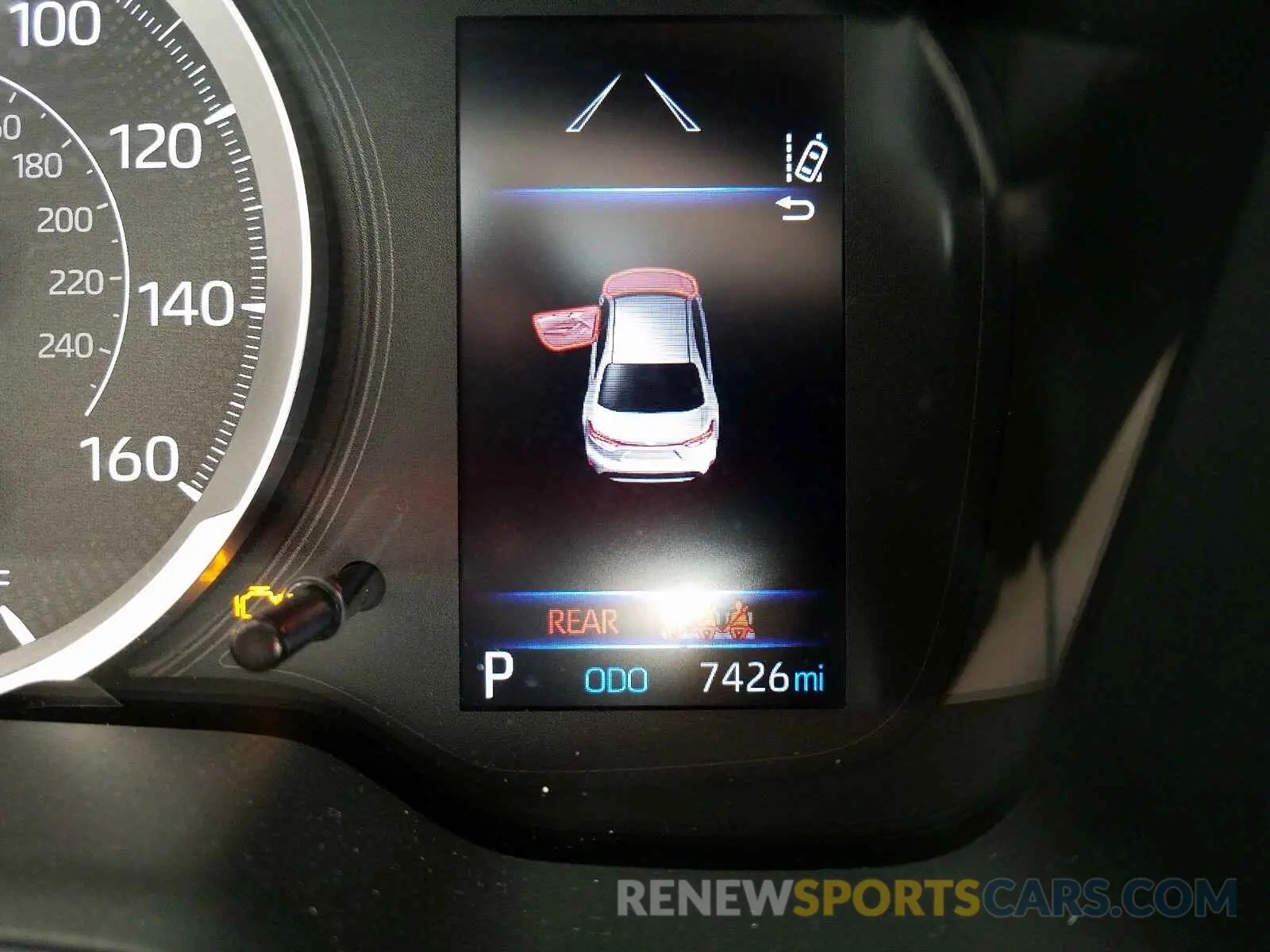 8 fotografías del automóvil dañado 5YFEPRAE1LP061612 TOYOTA COROLLA 2020