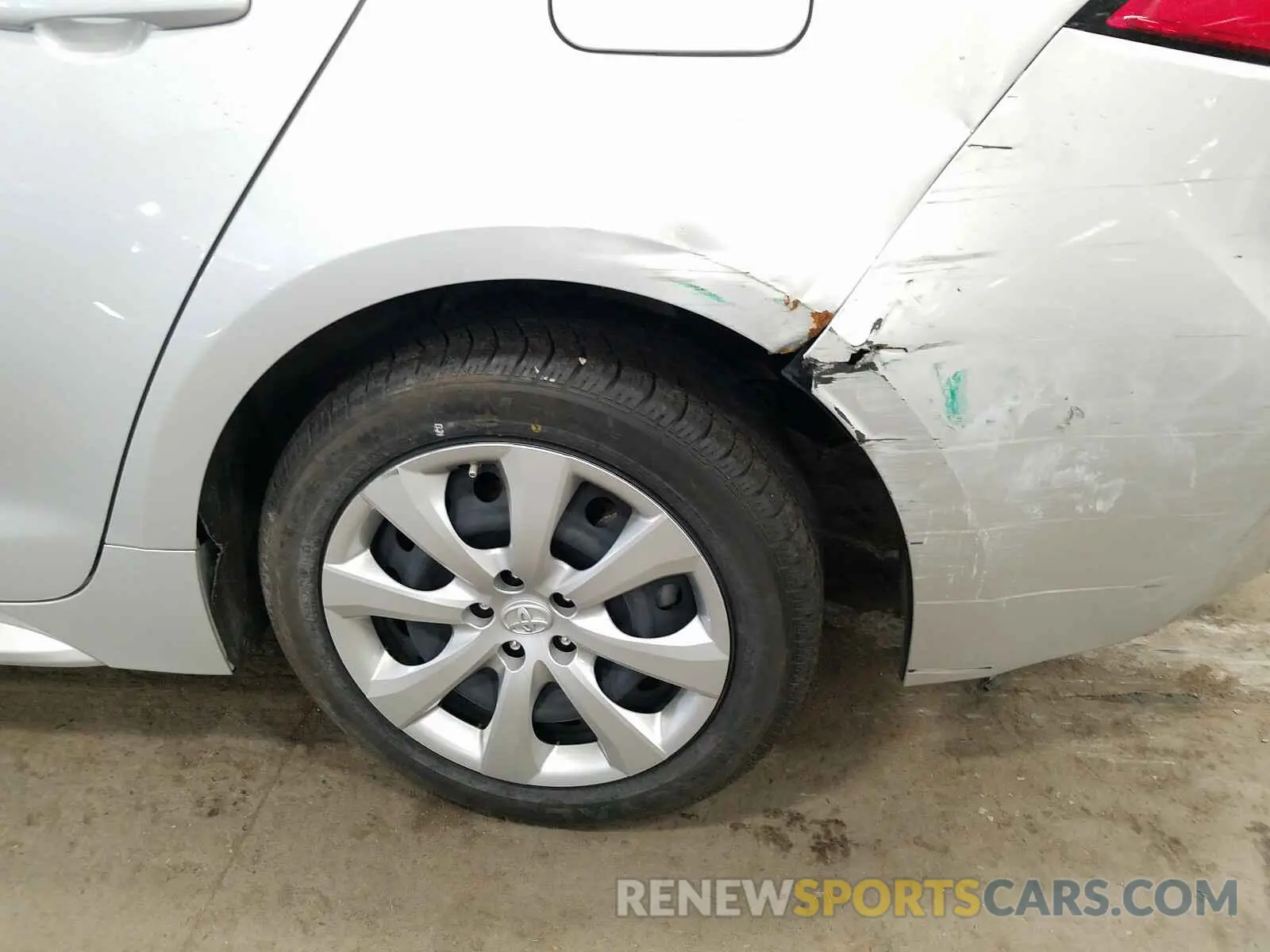 9 fotografías del automóvil dañado 5YFEPRAE1LP061612 TOYOTA COROLLA 2020