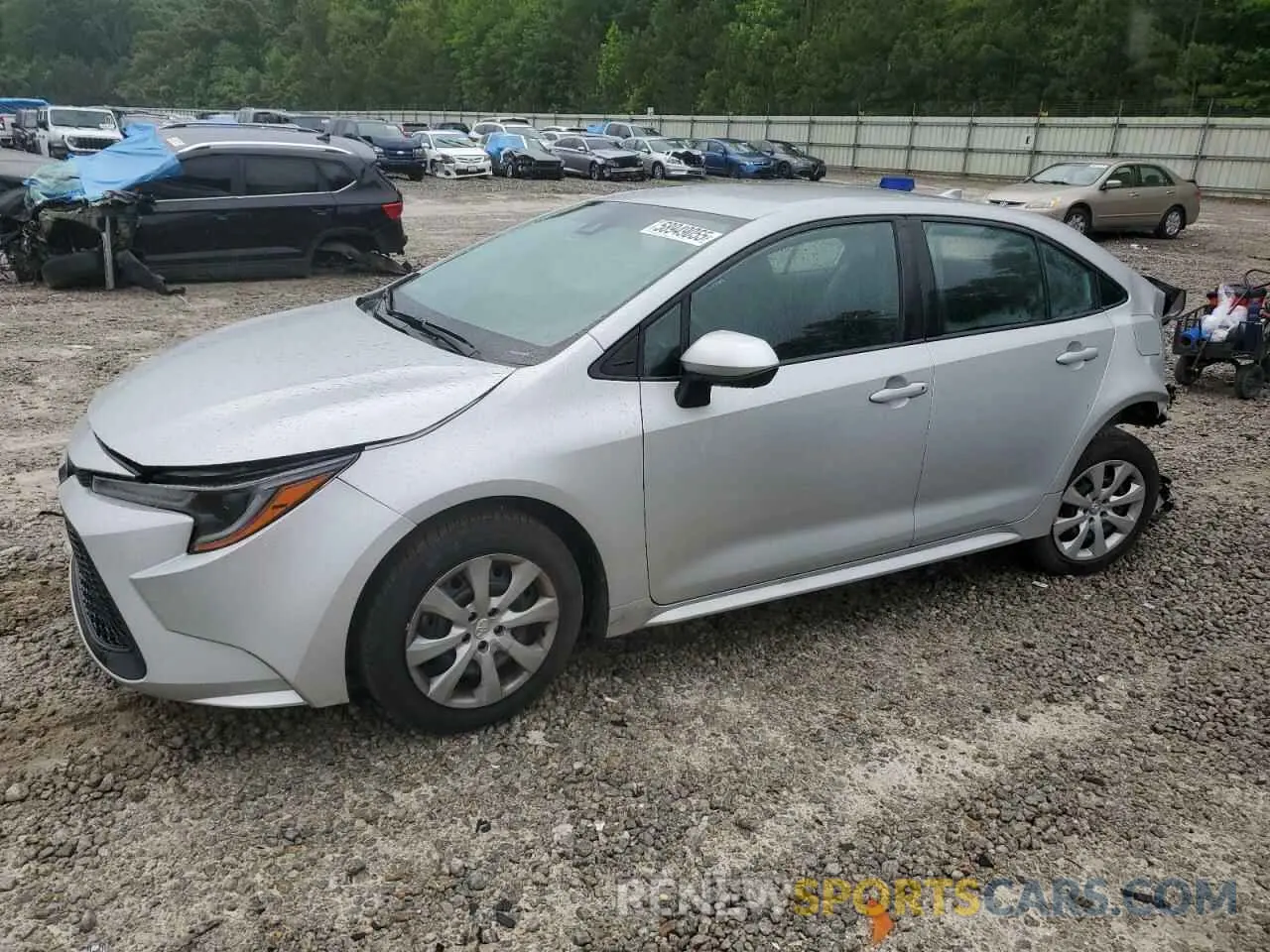 1 fotografías del automóvil dañado 5YFEPRAE1LP065353 TOYOTA COROLLA 2020