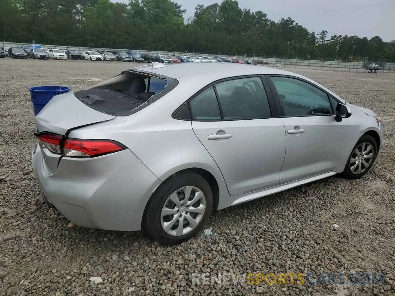 3 fotografías del automóvil dañado 5YFEPRAE1LP065353 TOYOTA COROLLA 2020