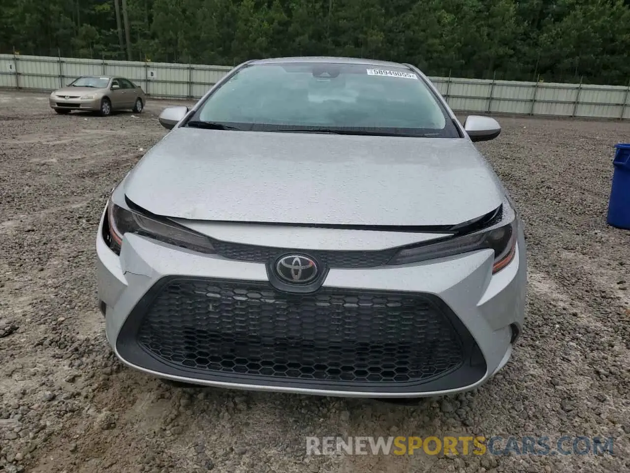 5 fotografías del automóvil dañado 5YFEPRAE1LP065353 TOYOTA COROLLA 2020