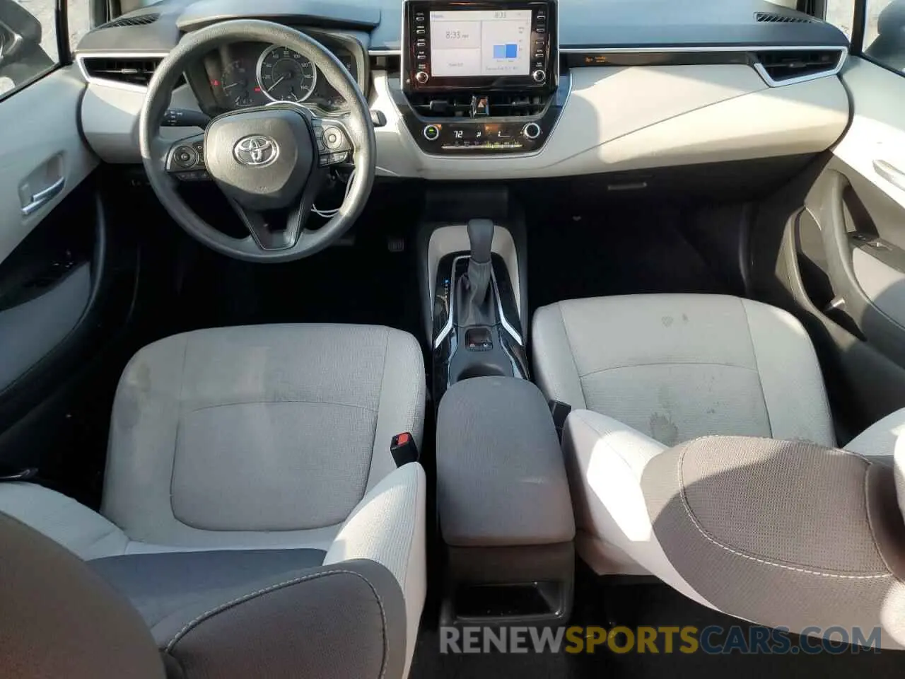 8 fotografías del automóvil dañado 5YFEPRAE1LP071640 TOYOTA COROLLA 2020