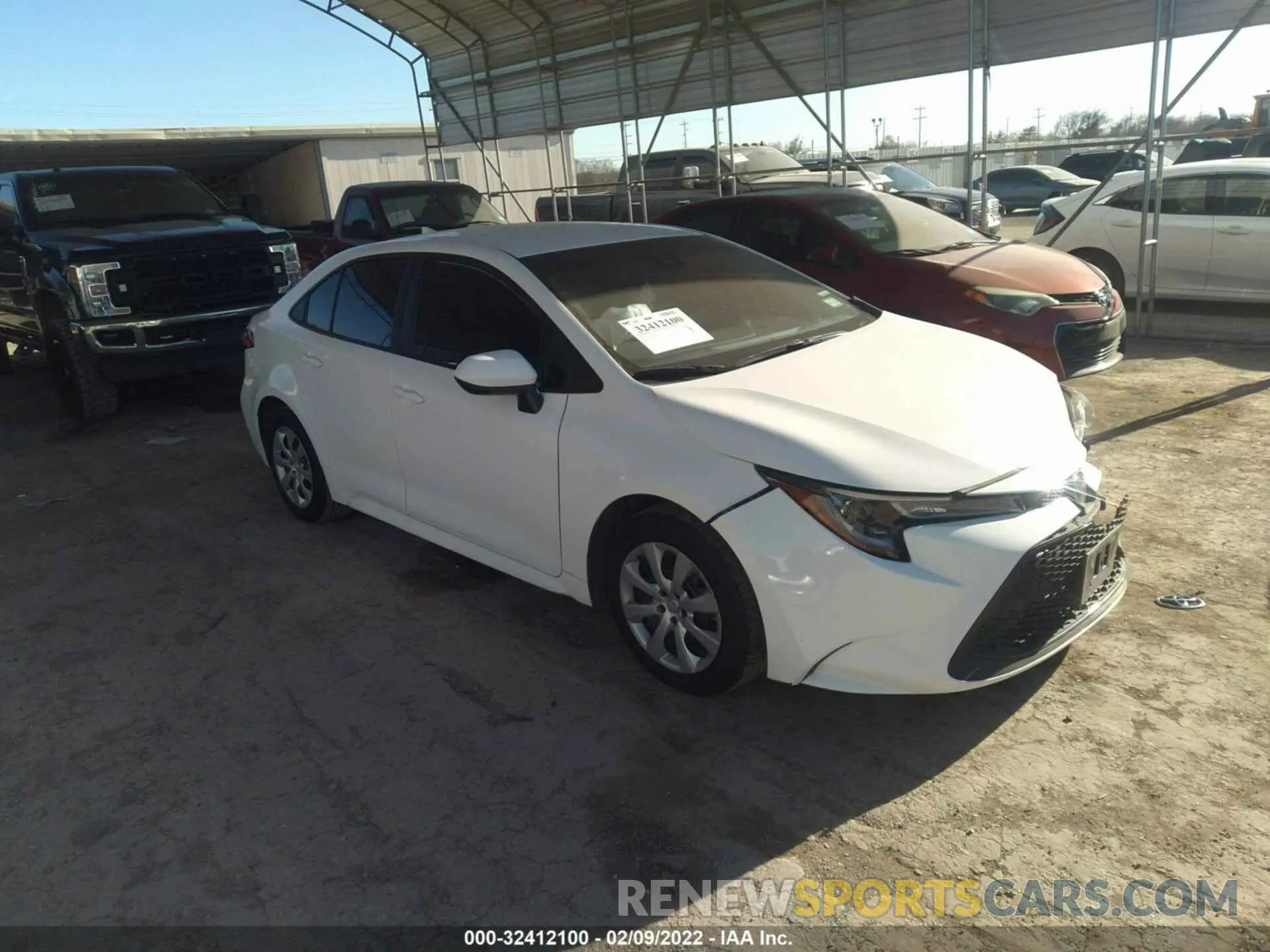 1 fotografías del automóvil dañado 5YFEPRAE1LP077731 TOYOTA COROLLA 2020