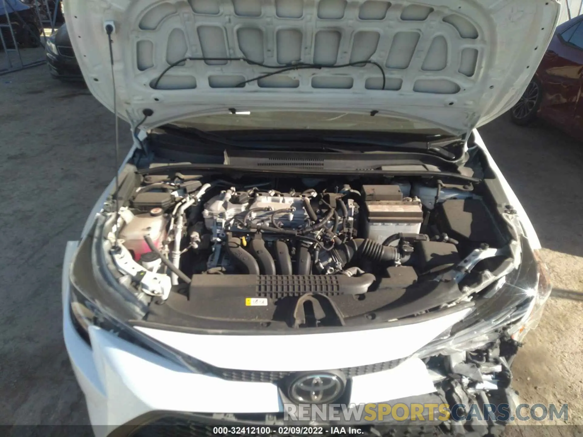 10 fotografías del automóvil dañado 5YFEPRAE1LP077731 TOYOTA COROLLA 2020