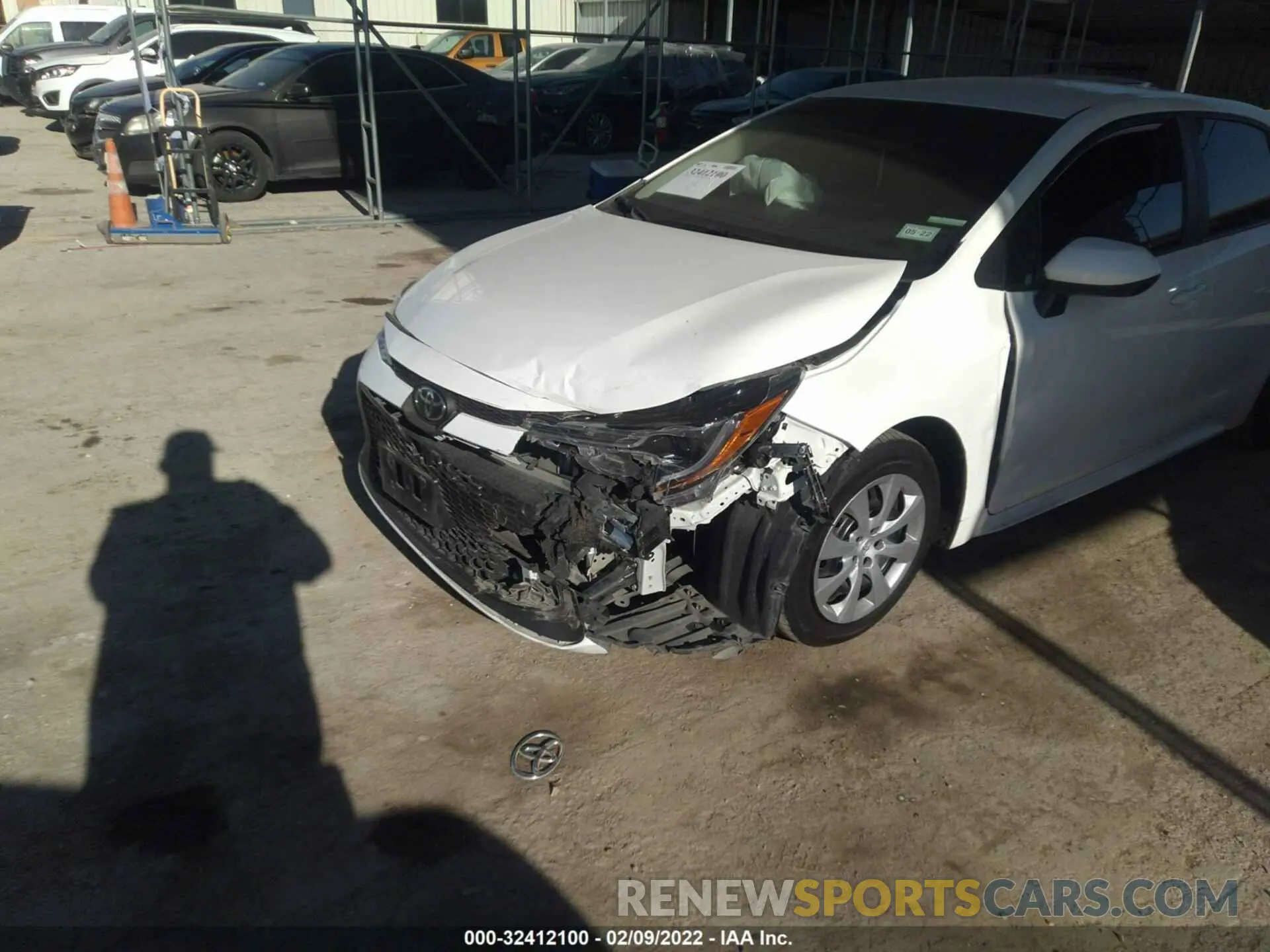 6 fotografías del automóvil dañado 5YFEPRAE1LP077731 TOYOTA COROLLA 2020