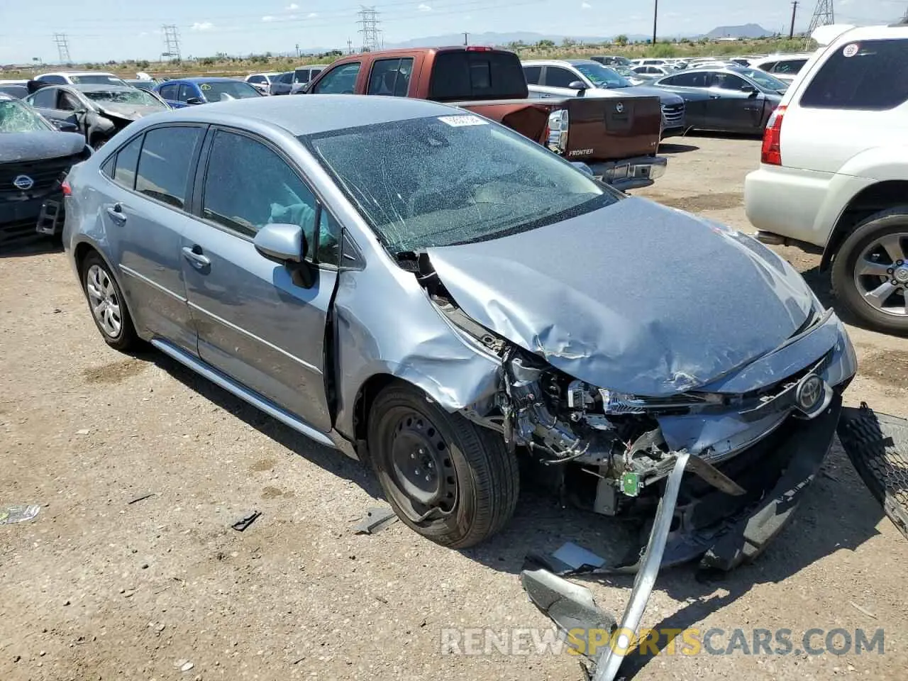 4 fotografías del automóvil dañado 5YFEPRAE1LP083044 TOYOTA COROLLA 2020
