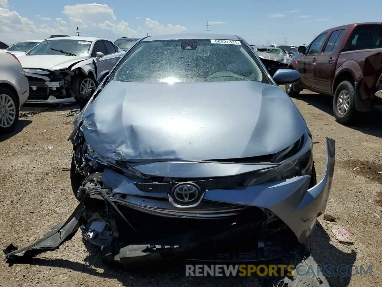 5 fotografías del automóvil dañado 5YFEPRAE1LP083044 TOYOTA COROLLA 2020