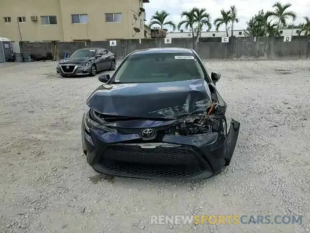 11 fotografías del automóvil dañado 5YFEPRAE1LP083240 TOYOTA COROLLA 2020