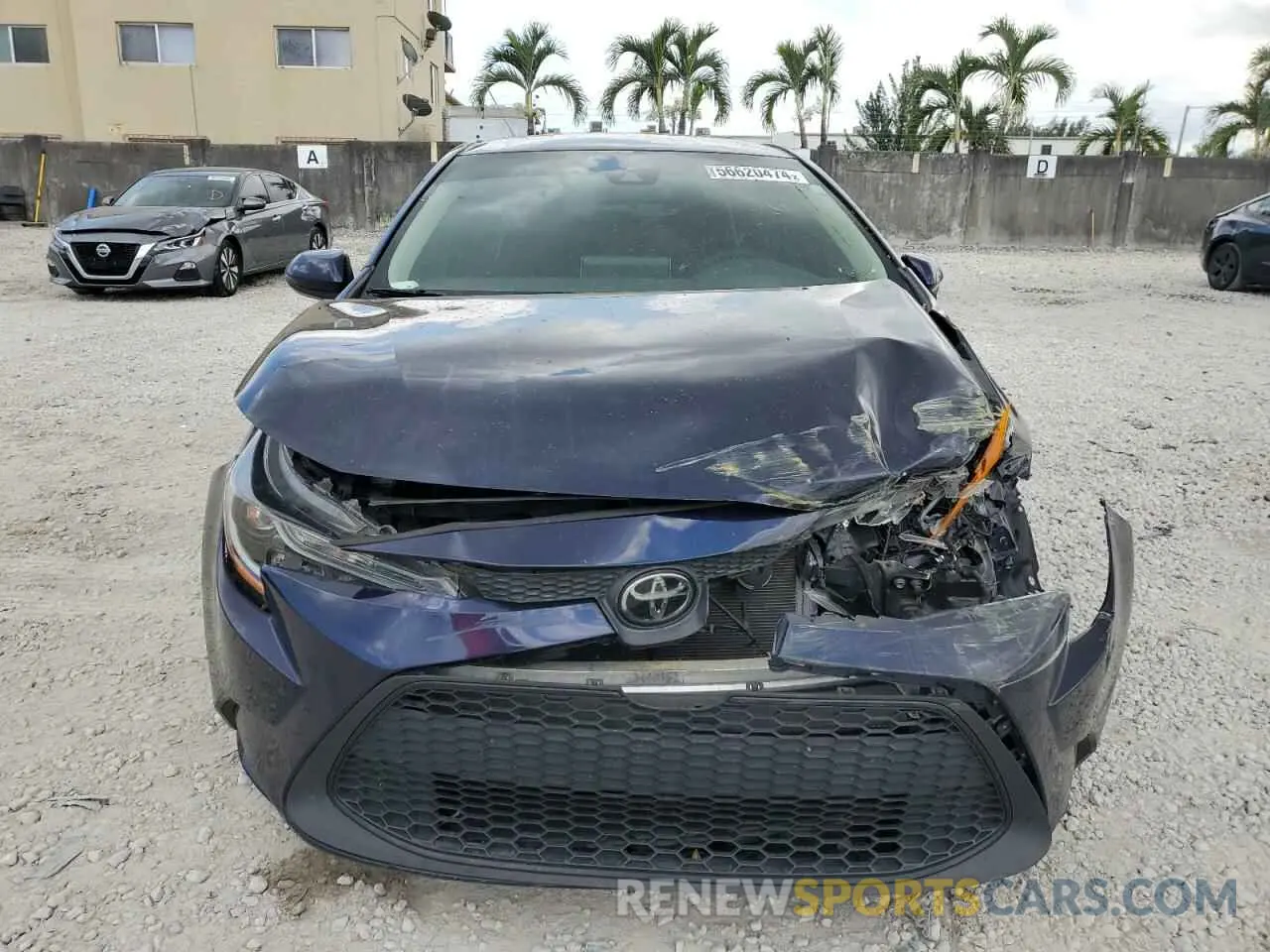 5 fotografías del automóvil dañado 5YFEPRAE1LP083240 TOYOTA COROLLA 2020