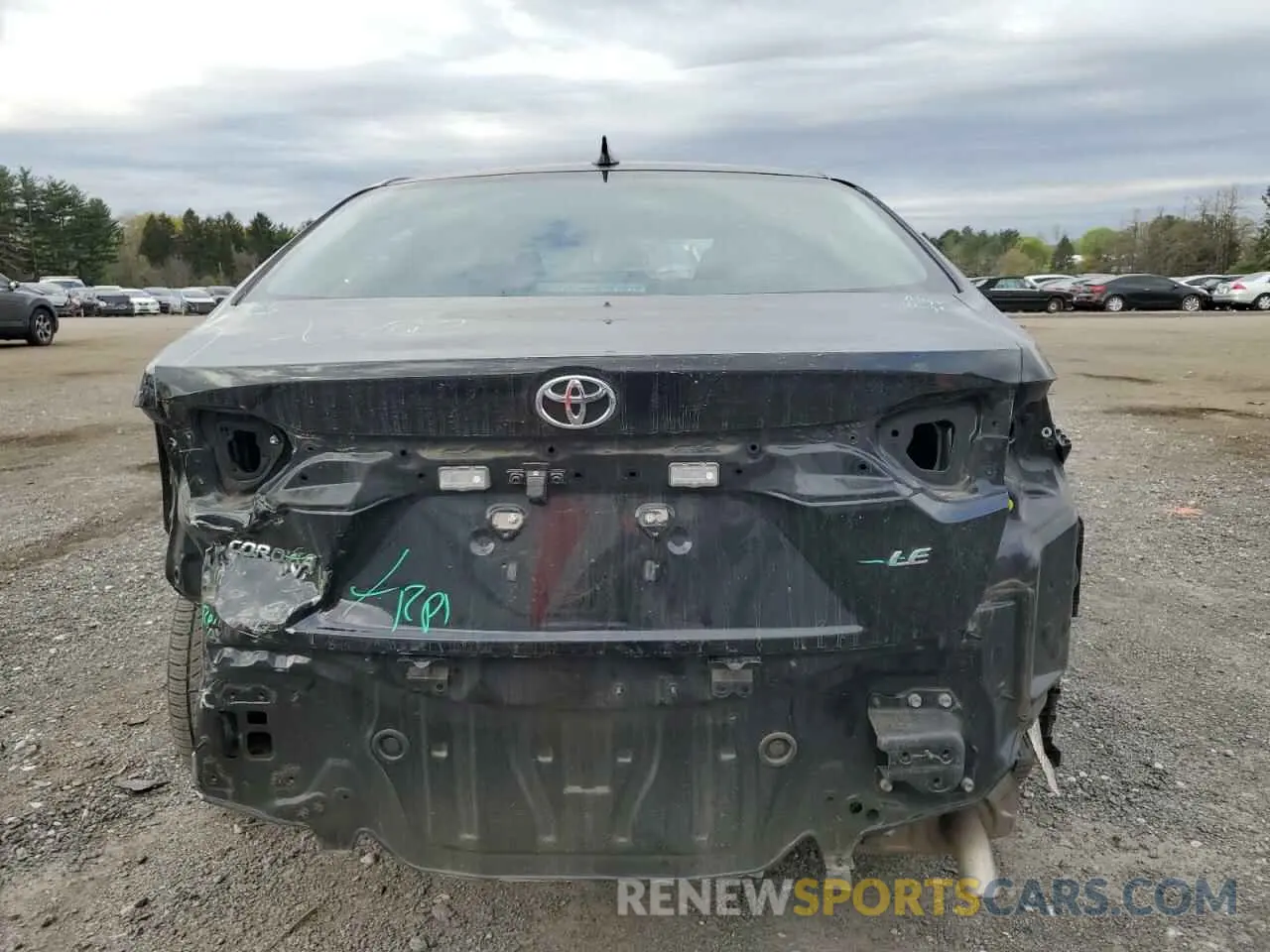 6 fotografías del automóvil dañado 5YFEPRAE1LP083366 TOYOTA COROLLA 2020