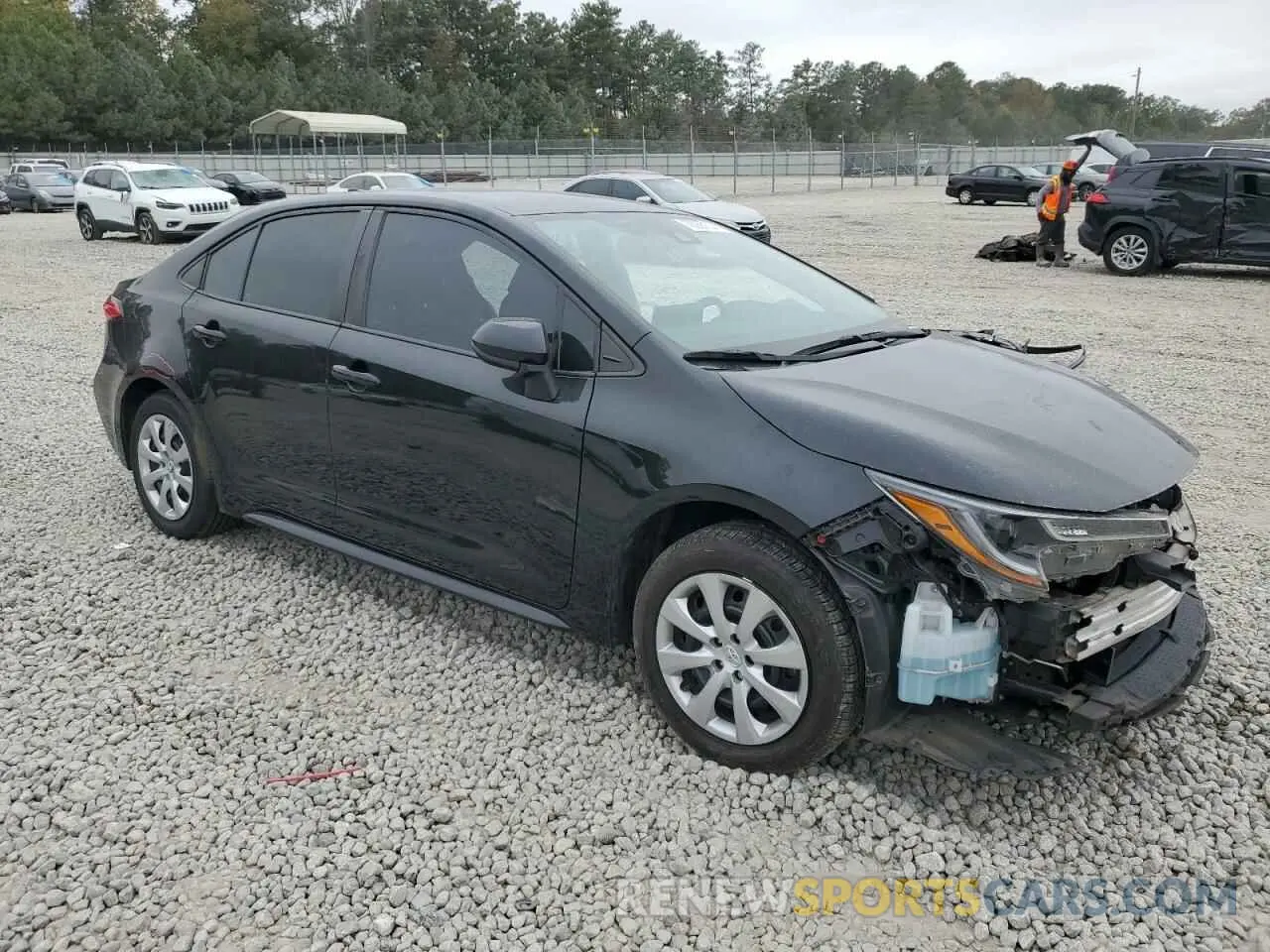 4 fotografías del automóvil dañado 5YFEPRAE1LP084338 TOYOTA COROLLA 2020