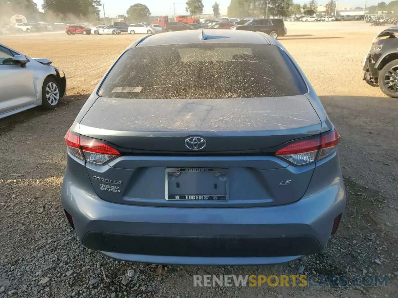6 fotografías del automóvil dañado 5YFEPRAE1LP085747 TOYOTA COROLLA 2020