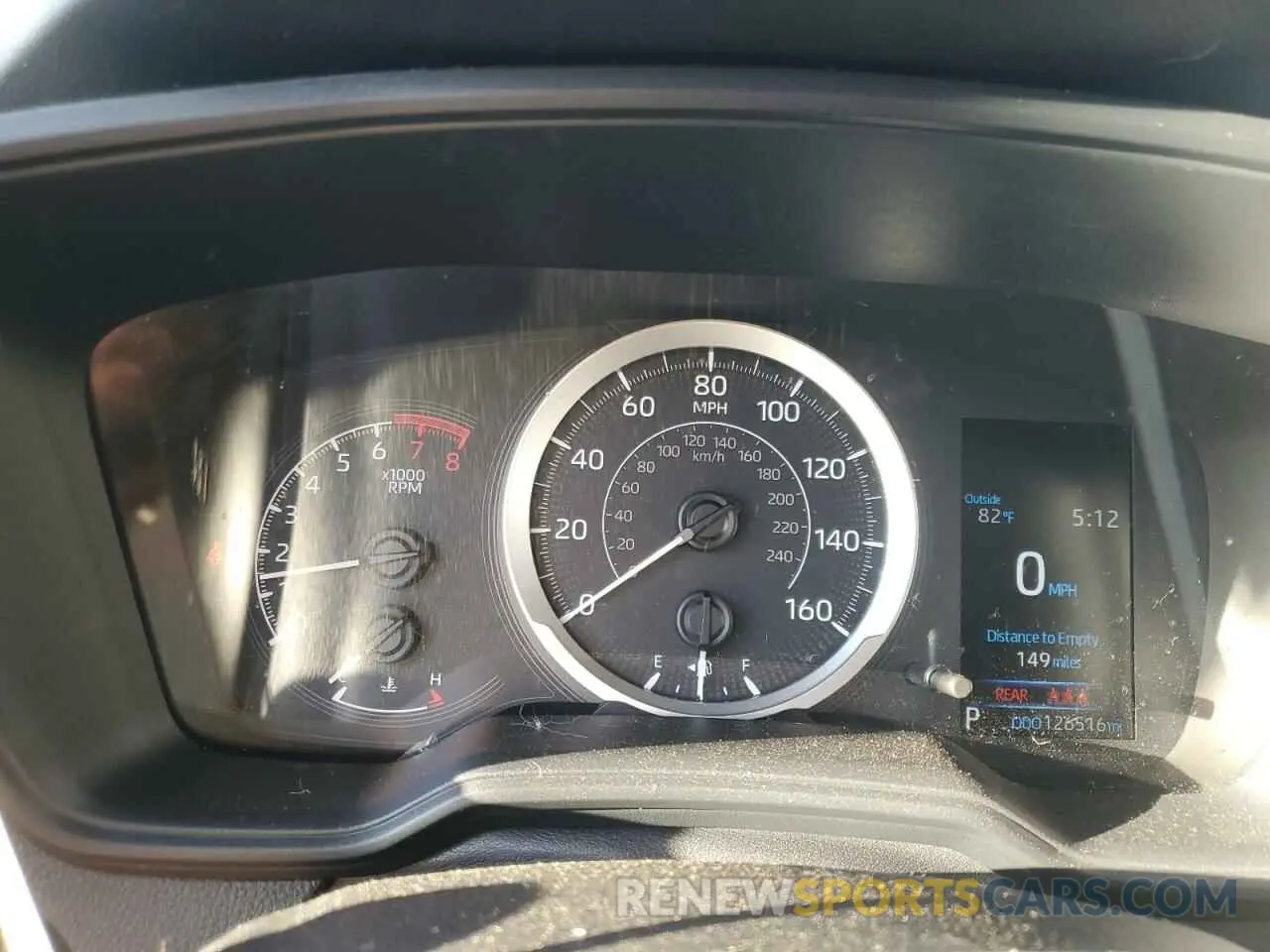 9 fotografías del automóvil dañado 5YFEPRAE1LP085747 TOYOTA COROLLA 2020