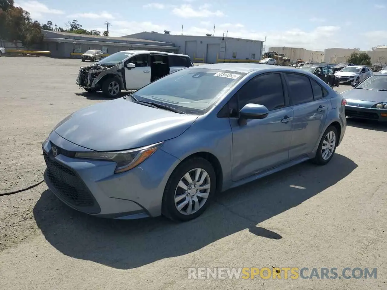 1 fotografías del automóvil dañado 5YFEPRAE1LP088177 TOYOTA COROLLA 2020