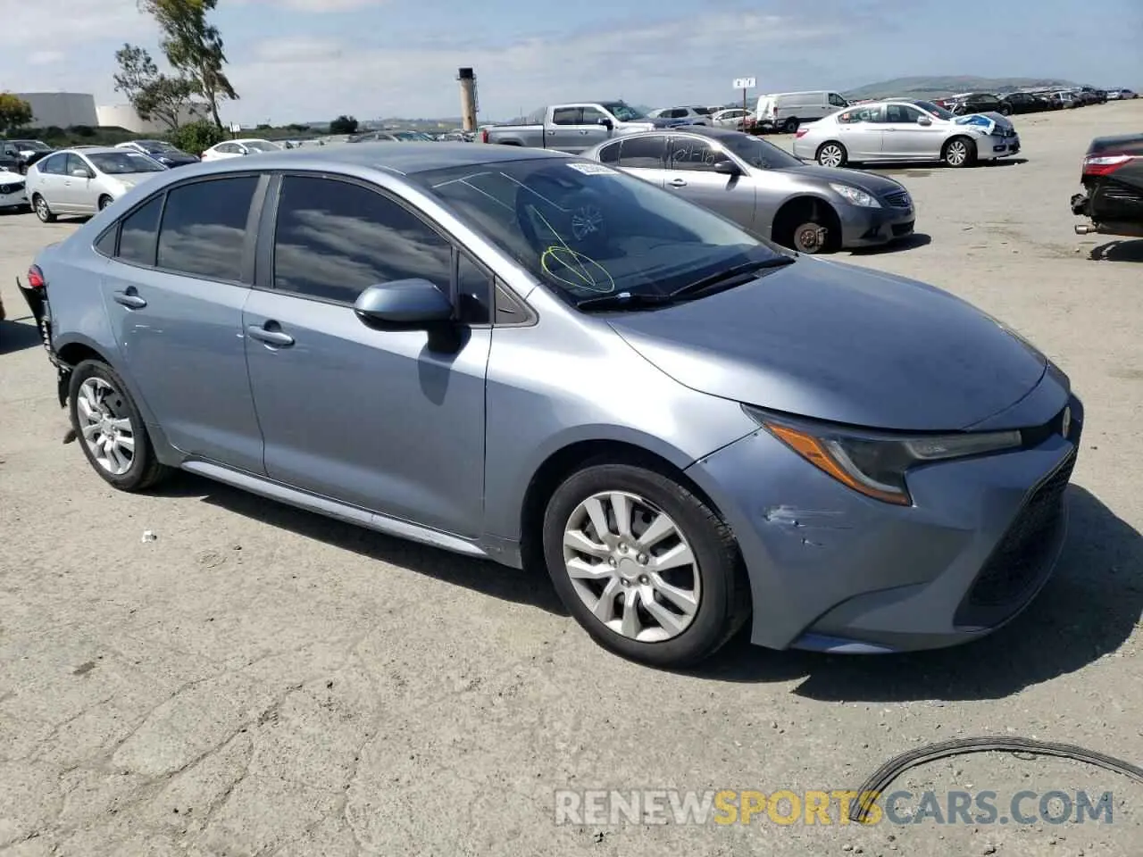 4 fotografías del automóvil dañado 5YFEPRAE1LP088177 TOYOTA COROLLA 2020