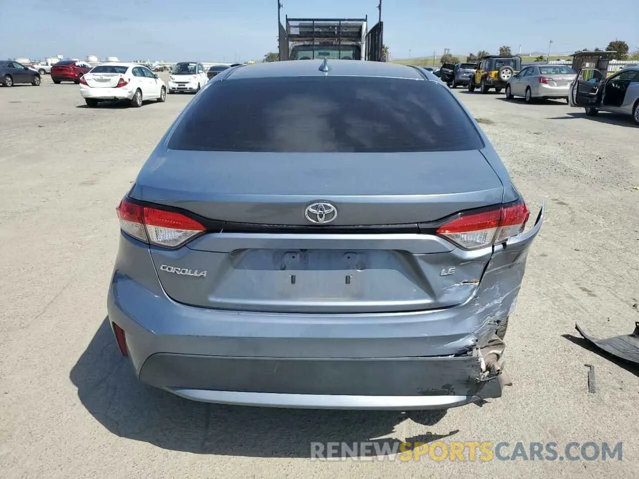 6 fotografías del automóvil dañado 5YFEPRAE1LP088177 TOYOTA COROLLA 2020