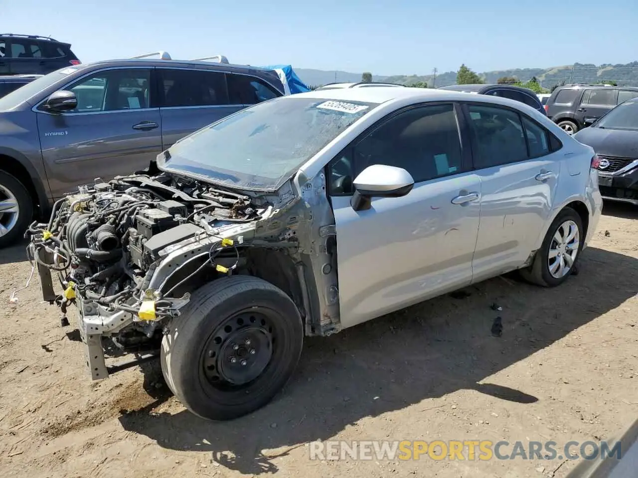 1 fotografías del automóvil dañado 5YFEPRAE1LP093380 TOYOTA COROLLA 2020