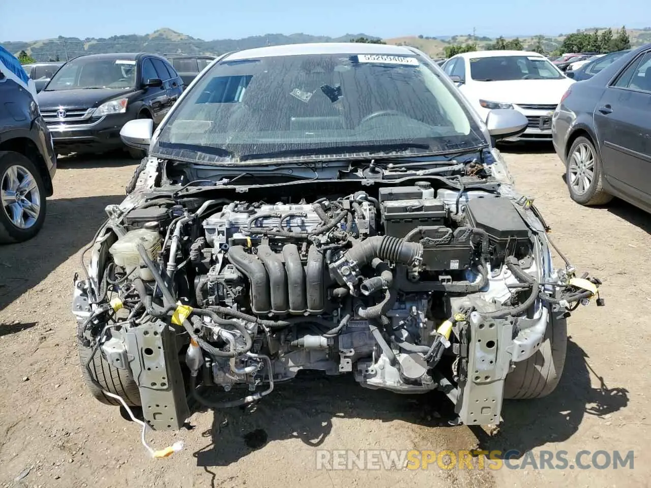 5 fotografías del automóvil dañado 5YFEPRAE1LP093380 TOYOTA COROLLA 2020