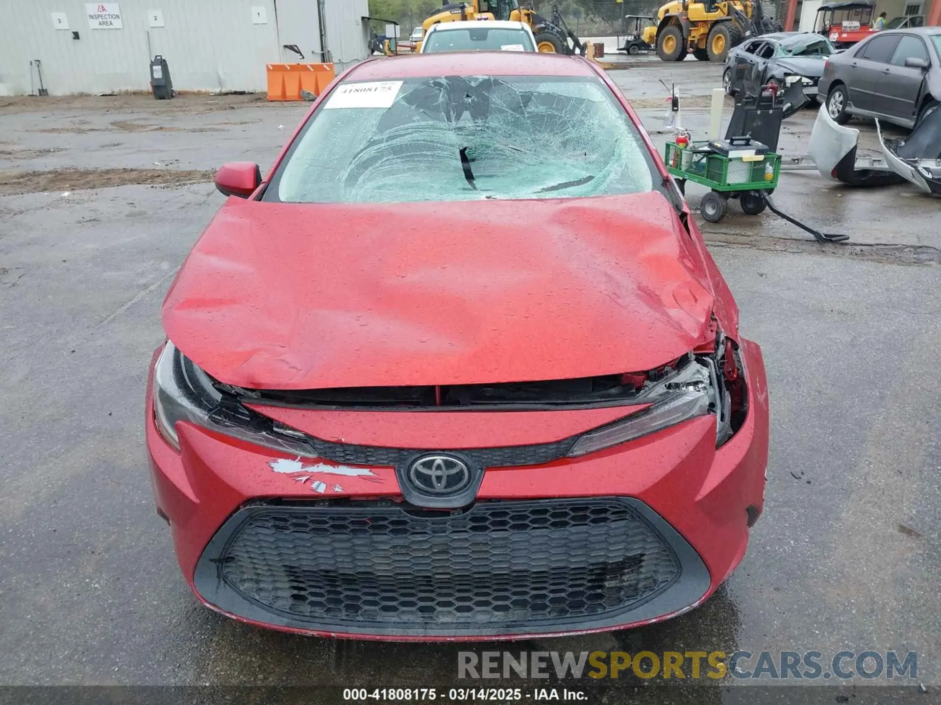 12 fotografías del automóvil dañado 5YFEPRAE1LP096201 TOYOTA COROLLA 2020