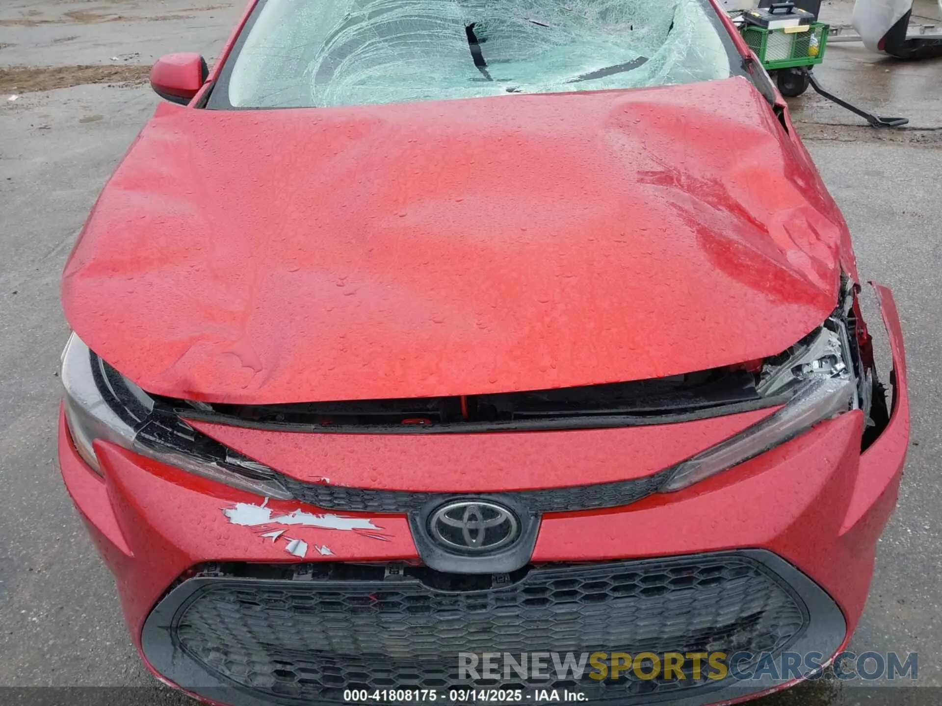 20 fotografías del automóvil dañado 5YFEPRAE1LP096201 TOYOTA COROLLA 2020