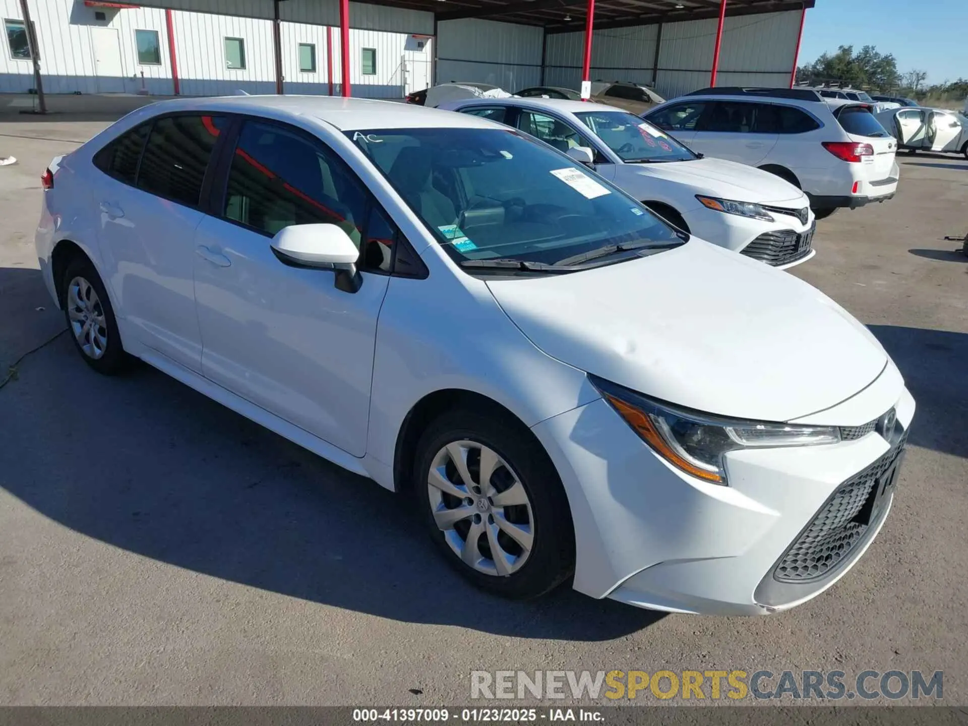 1 fotografías del automóvil dañado 5YFEPRAE1LP099714 TOYOTA COROLLA 2020