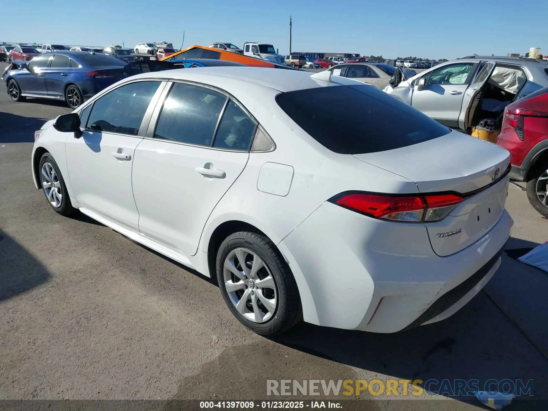 3 fotografías del automóvil dañado 5YFEPRAE1LP099714 TOYOTA COROLLA 2020