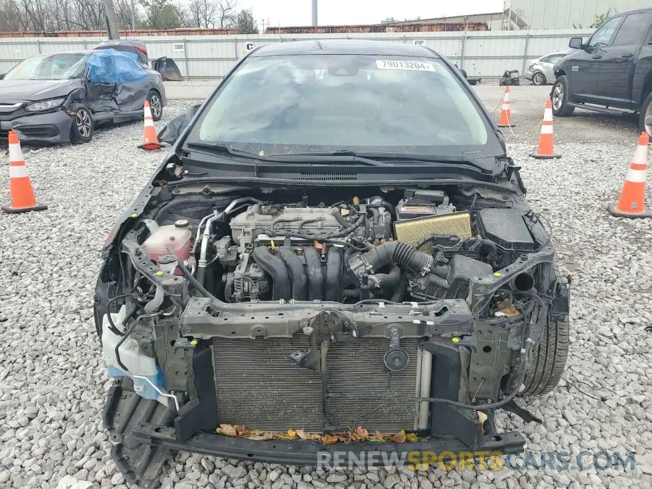 5 fotografías del automóvil dañado 5YFEPRAE1LP100537 TOYOTA COROLLA 2020