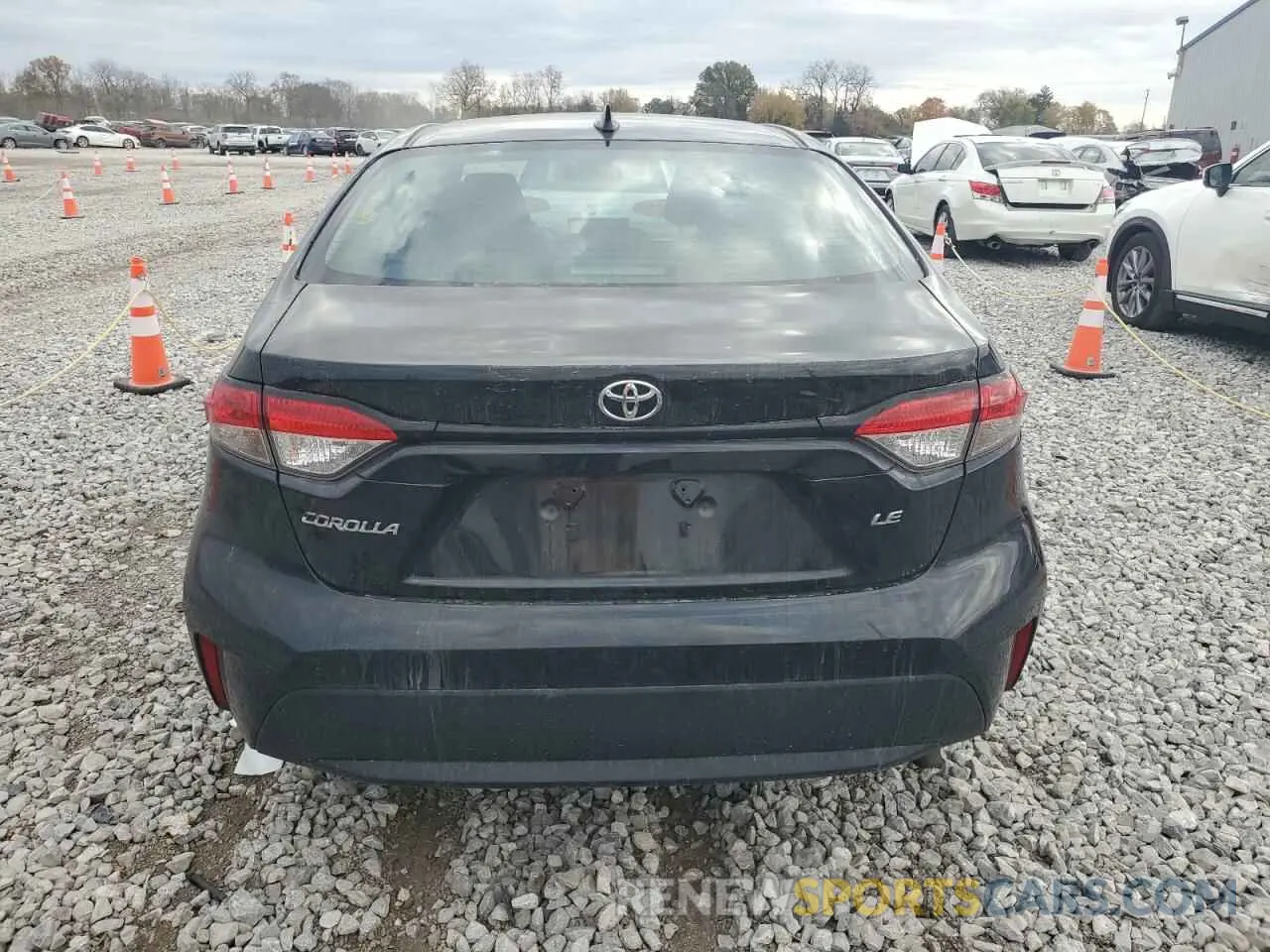 6 fotografías del automóvil dañado 5YFEPRAE1LP100537 TOYOTA COROLLA 2020