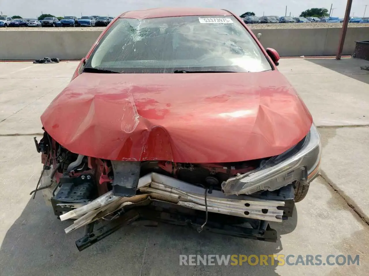 5 fotografías del automóvil dañado 5YFEPRAE1LP104877 TOYOTA COROLLA 2020
