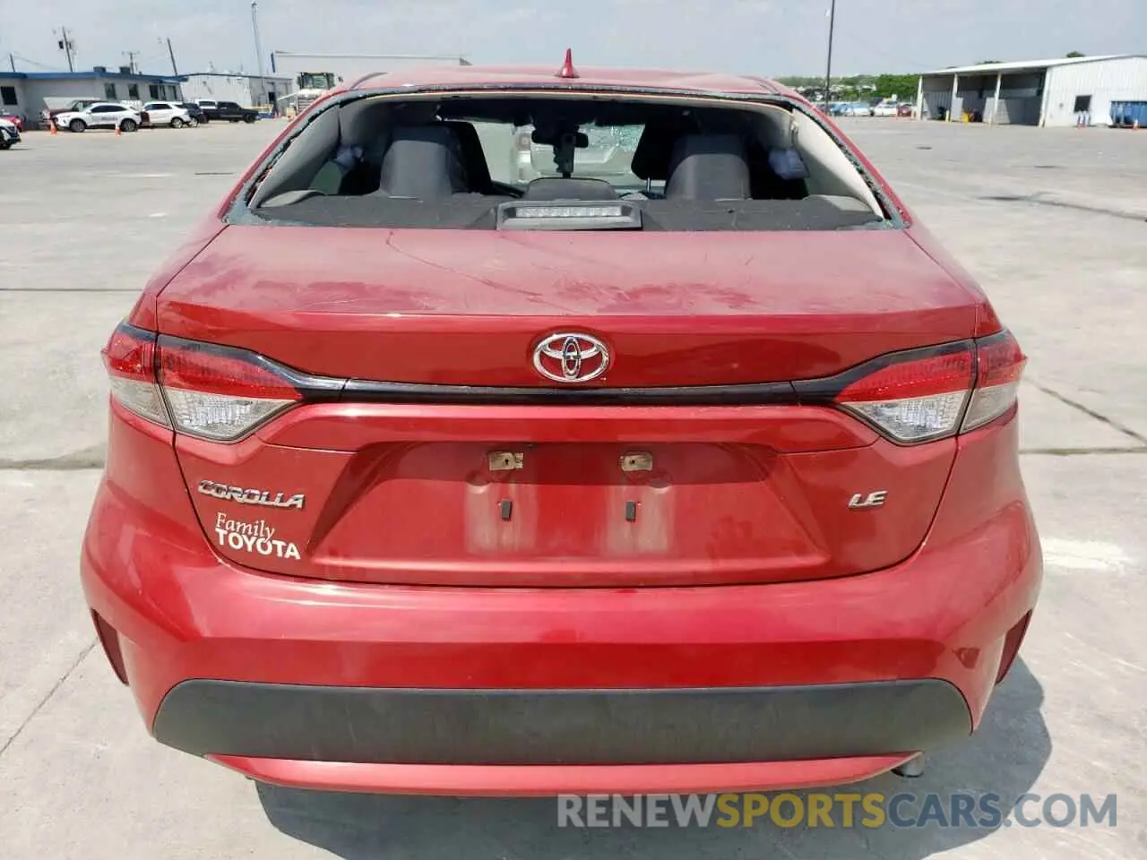 6 fotografías del automóvil dañado 5YFEPRAE1LP104877 TOYOTA COROLLA 2020