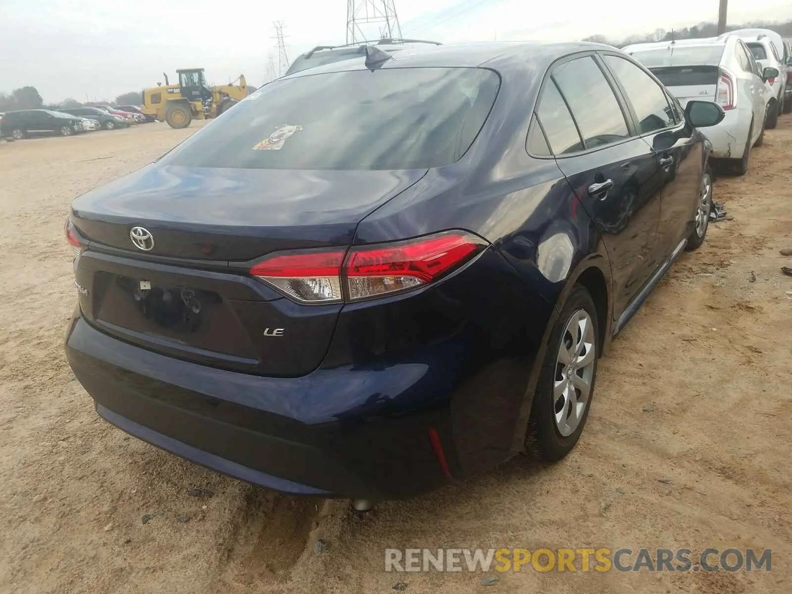 4 fotografías del automóvil dañado 5YFEPRAE1LP106371 TOYOTA COROLLA 2020