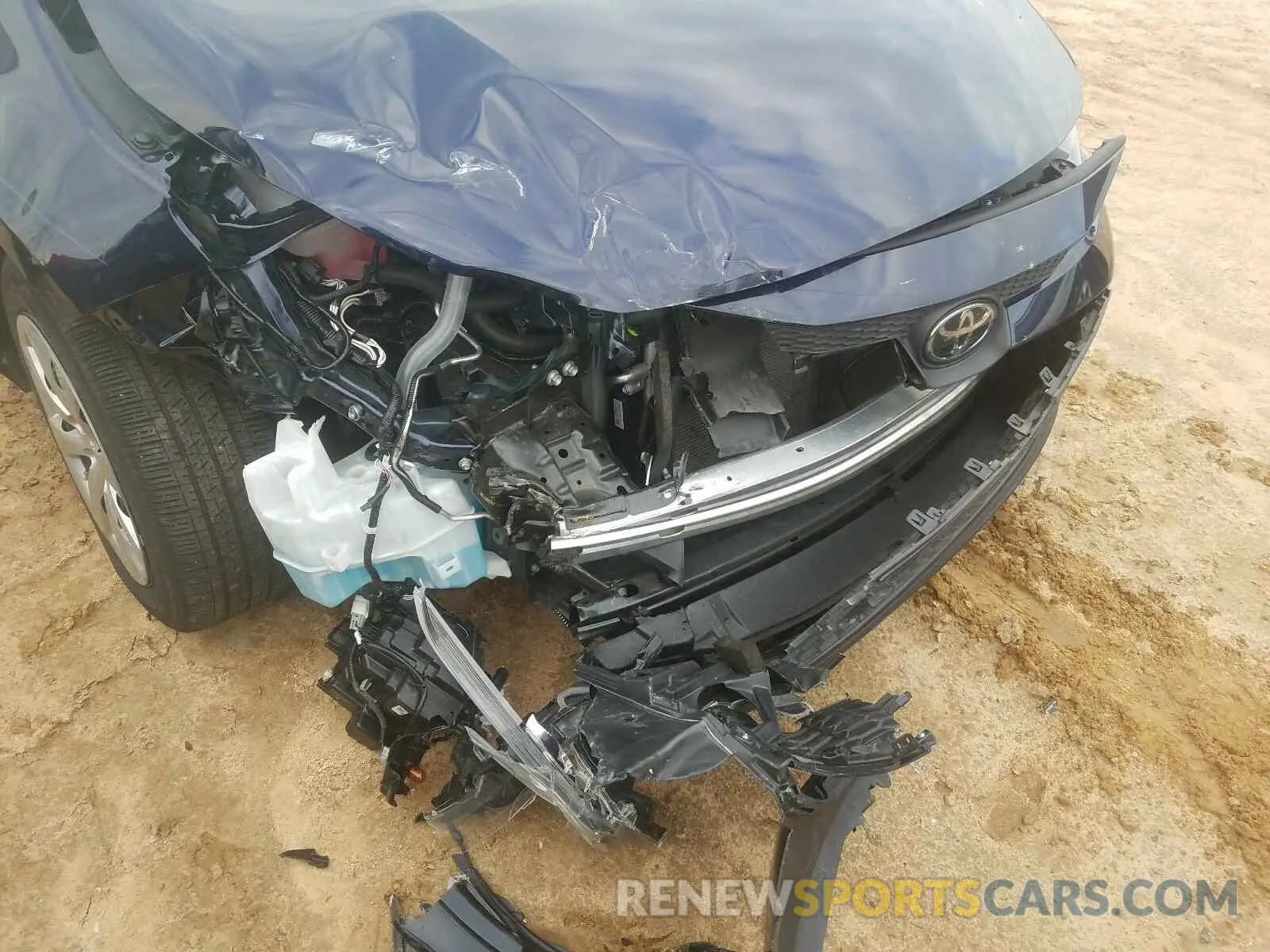 9 fotografías del automóvil dañado 5YFEPRAE1LP106371 TOYOTA COROLLA 2020