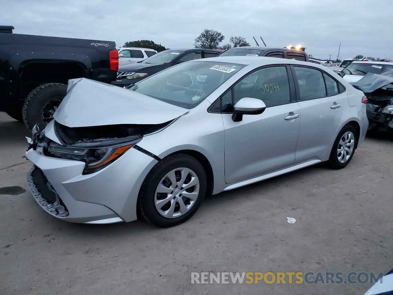 1 fotografías del automóvil dañado 5YFEPRAE1LP107763 TOYOTA COROLLA 2020