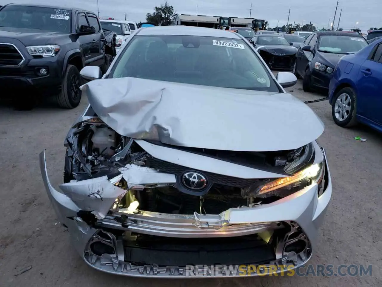 5 fotografías del automóvil dañado 5YFEPRAE1LP107763 TOYOTA COROLLA 2020
