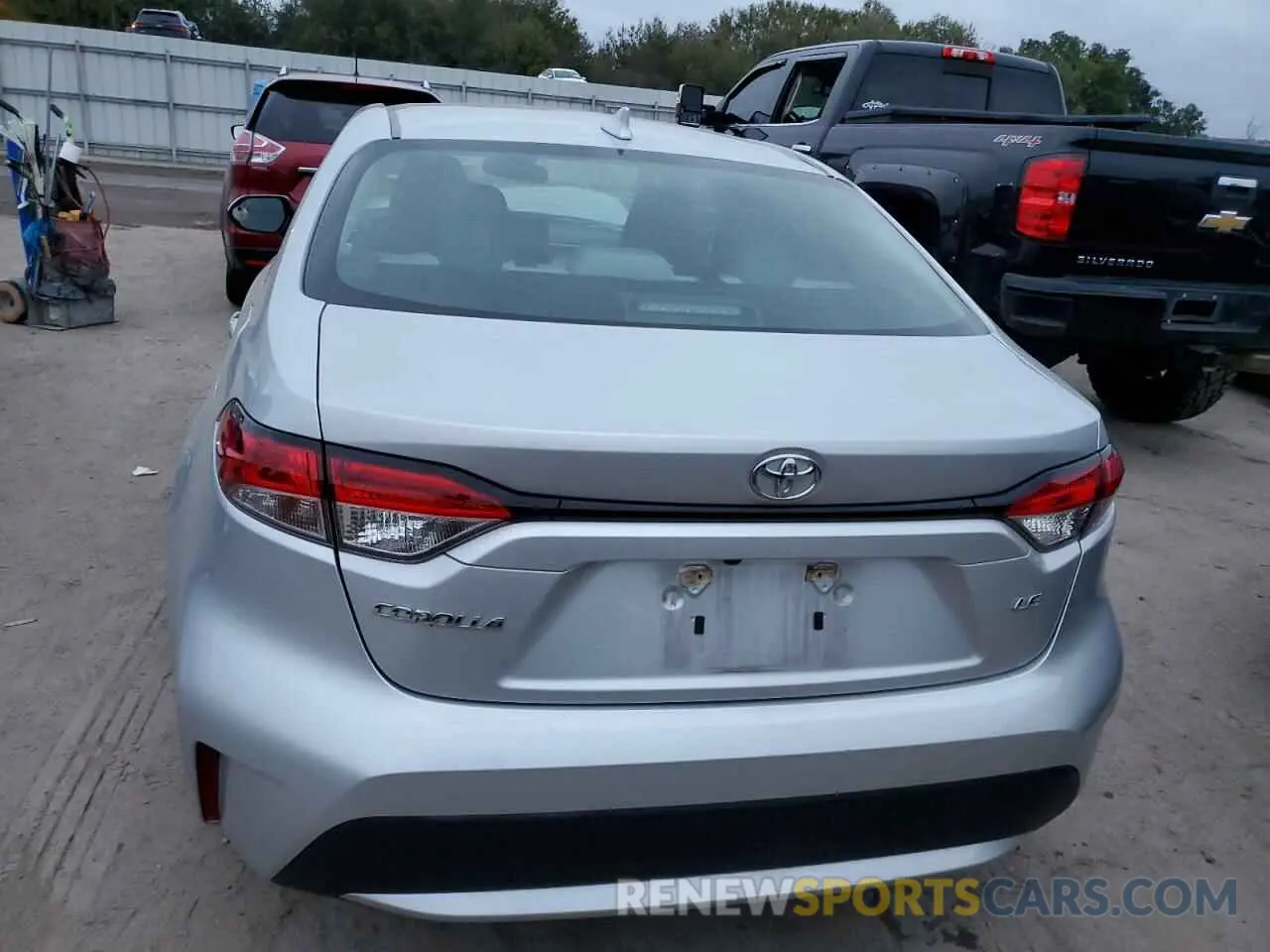 6 fotografías del automóvil dañado 5YFEPRAE1LP107763 TOYOTA COROLLA 2020