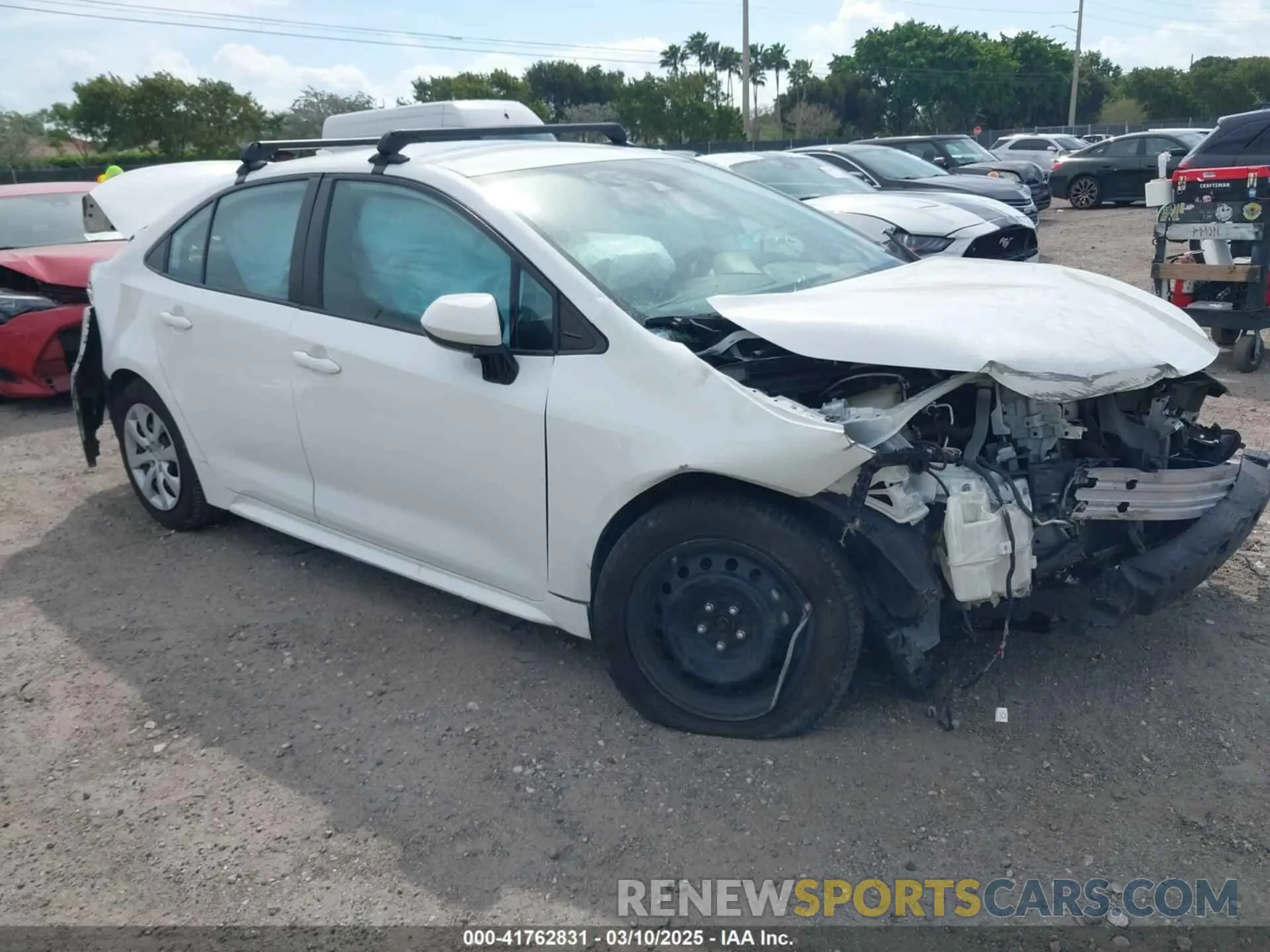 1 fotografías del automóvil dañado 5YFEPRAE1LP117970 TOYOTA COROLLA 2020