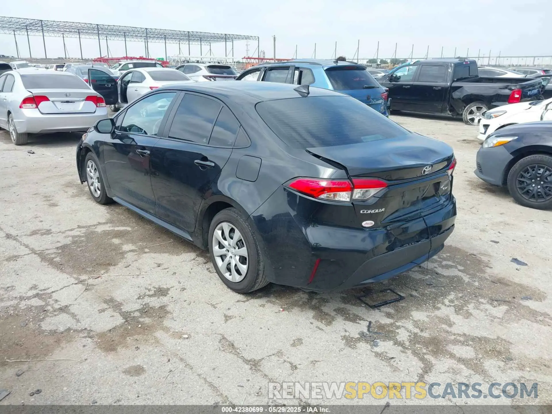 3 fotografías del automóvil dañado 5YFEPRAE1LP118651 TOYOTA COROLLA 2020
