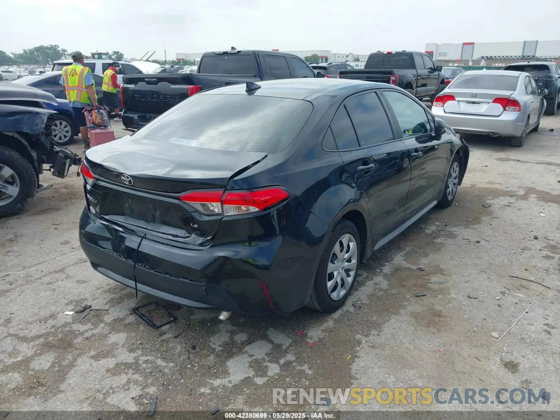 4 fotografías del automóvil dañado 5YFEPRAE1LP118651 TOYOTA COROLLA 2020