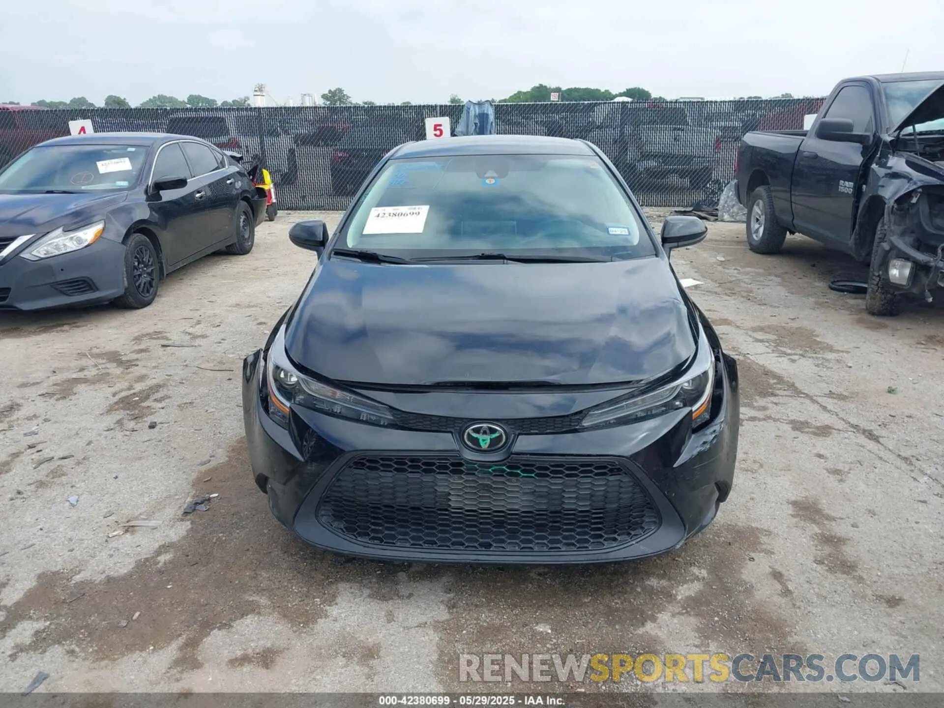 6 fotografías del automóvil dañado 5YFEPRAE1LP118651 TOYOTA COROLLA 2020