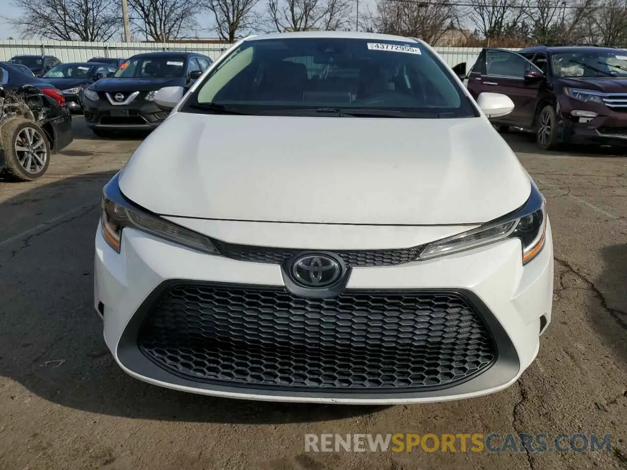 5 fotografías del automóvil dañado 5YFEPRAE1LP122134 TOYOTA COROLLA 2020