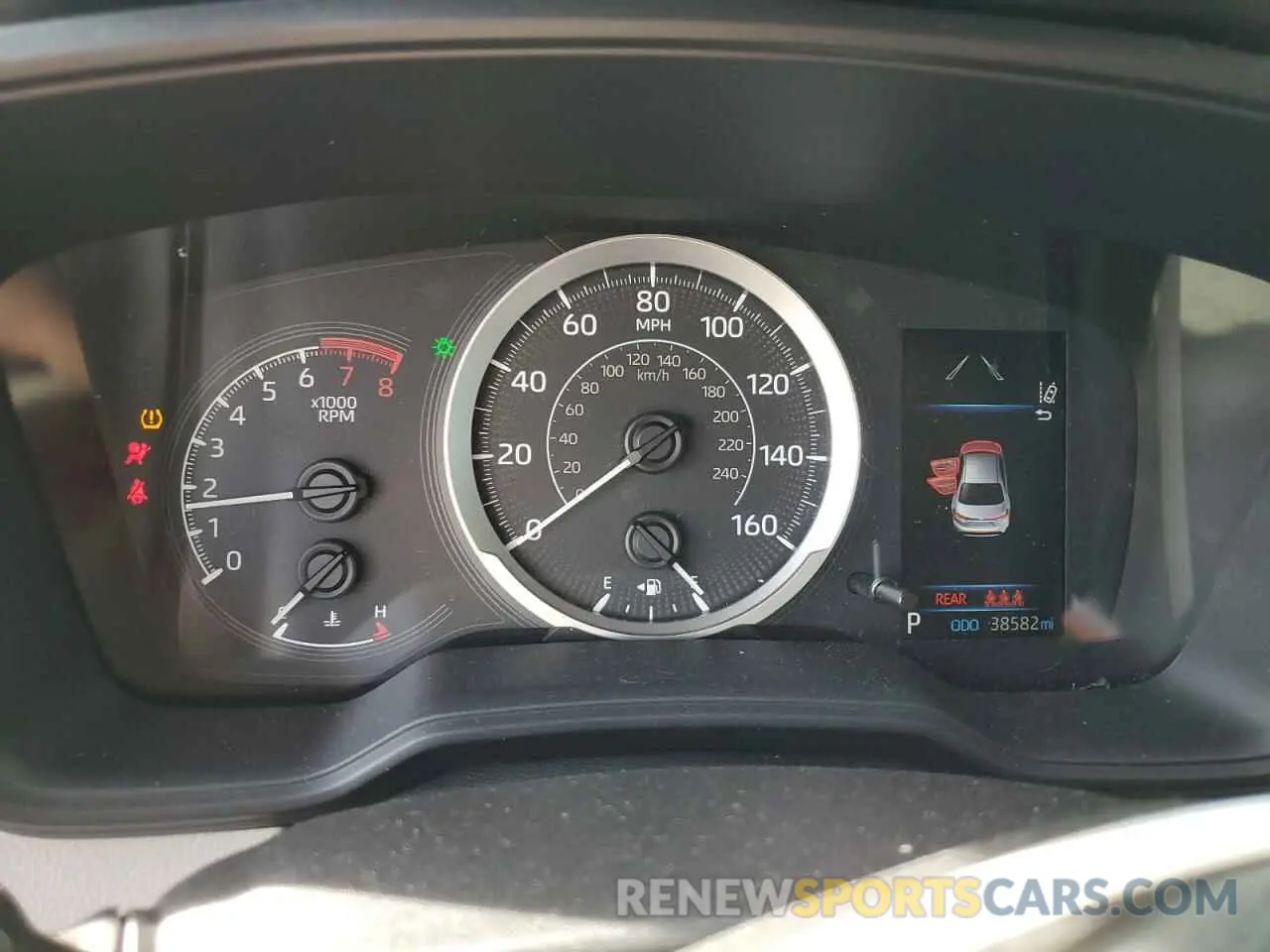 9 fotografías del automóvil dañado 5YFEPRAE1LP122134 TOYOTA COROLLA 2020