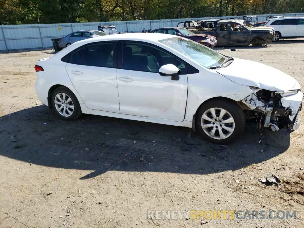 9 fotografías del automóvil dañado 5YFEPRAE1LP122926 TOYOTA COROLLA 2020
