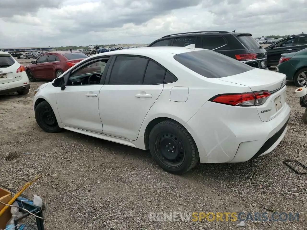 2 fotografías del automóvil dañado 5YFEPRAE1LP123817 TOYOTA COROLLA 2020