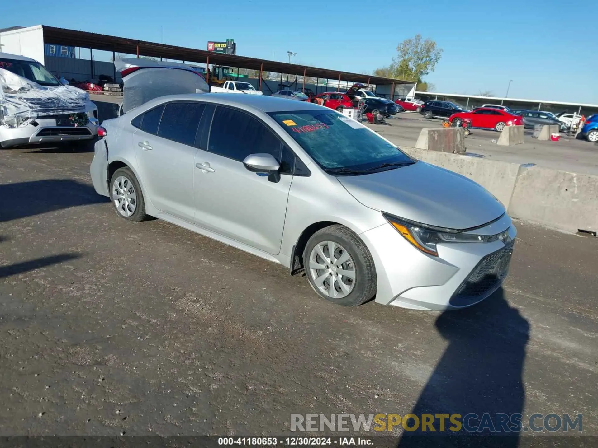 1 fotografías del automóvil dañado 5YFEPRAE1LP132209 TOYOTA COROLLA 2020
