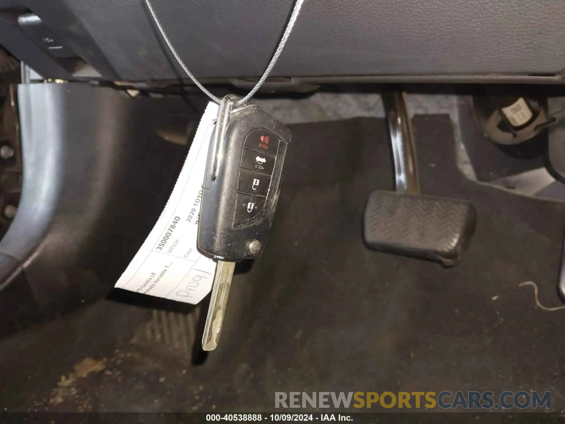 11 fotografías del automóvil dañado 5YFEPRAE1LP137653 TOYOTA COROLLA 2020
