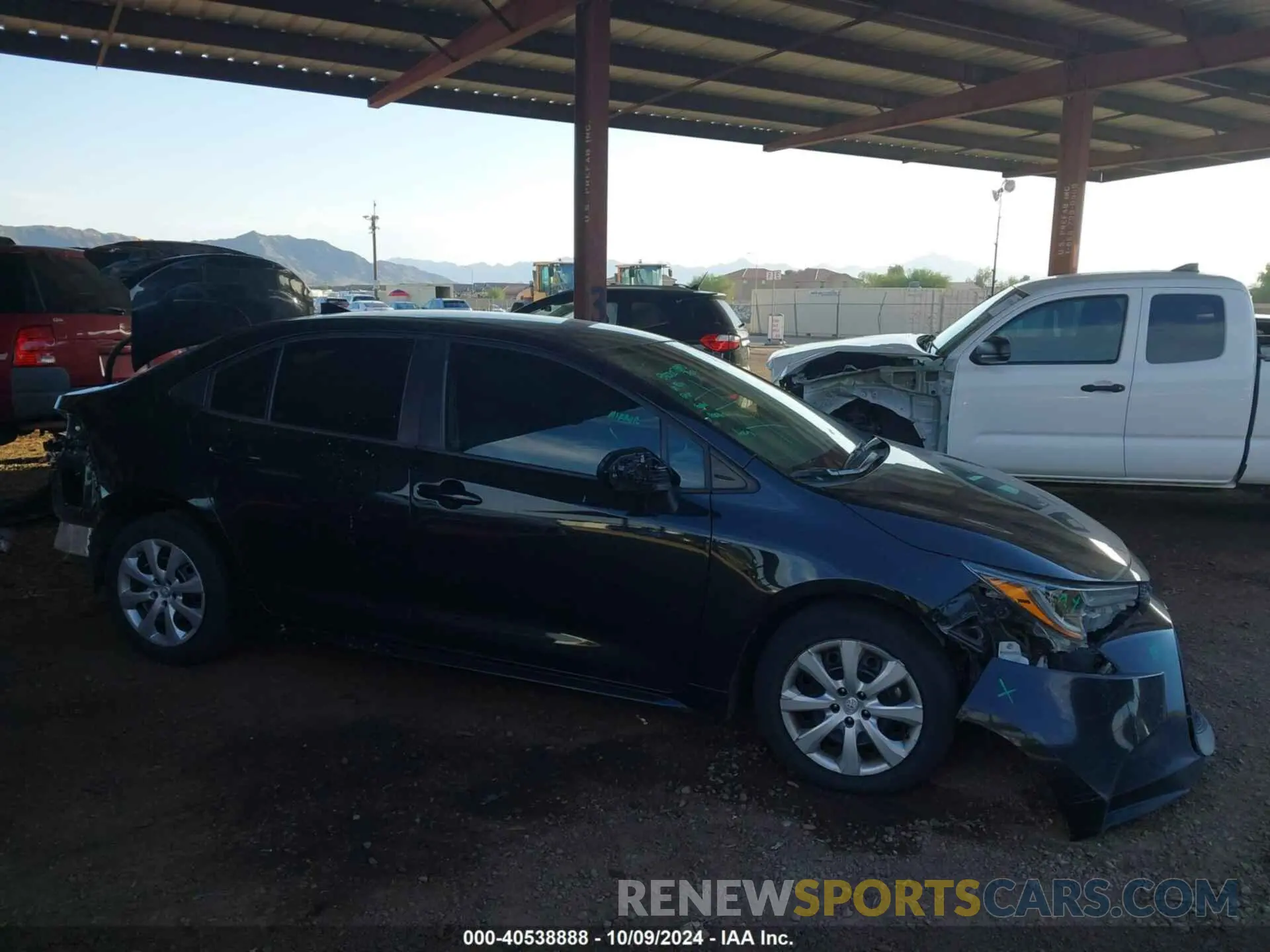 13 fotografías del automóvil dañado 5YFEPRAE1LP137653 TOYOTA COROLLA 2020