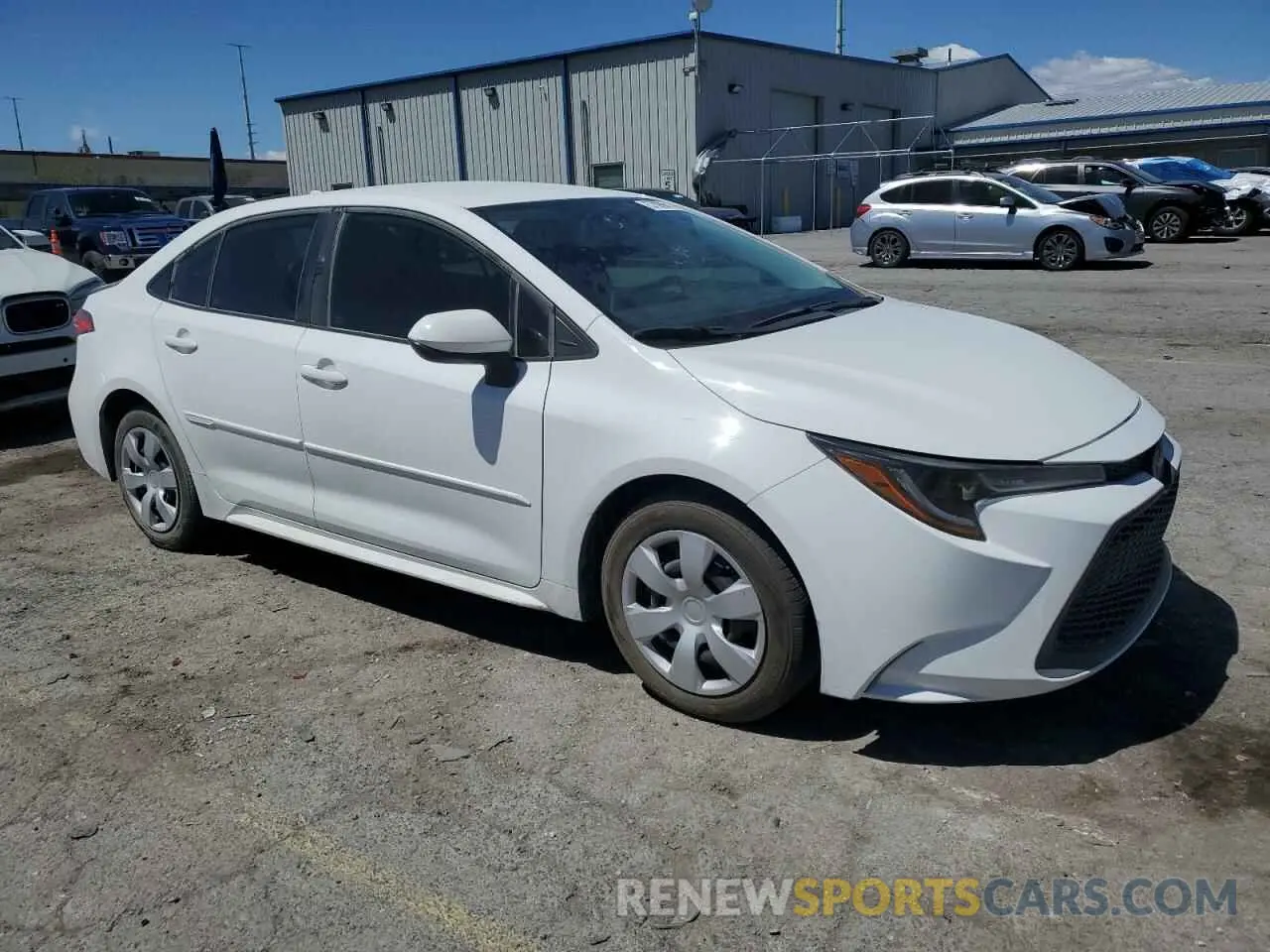 4 fotografías del automóvil dañado 5YFEPRAE1LP138303 TOYOTA COROLLA 2020