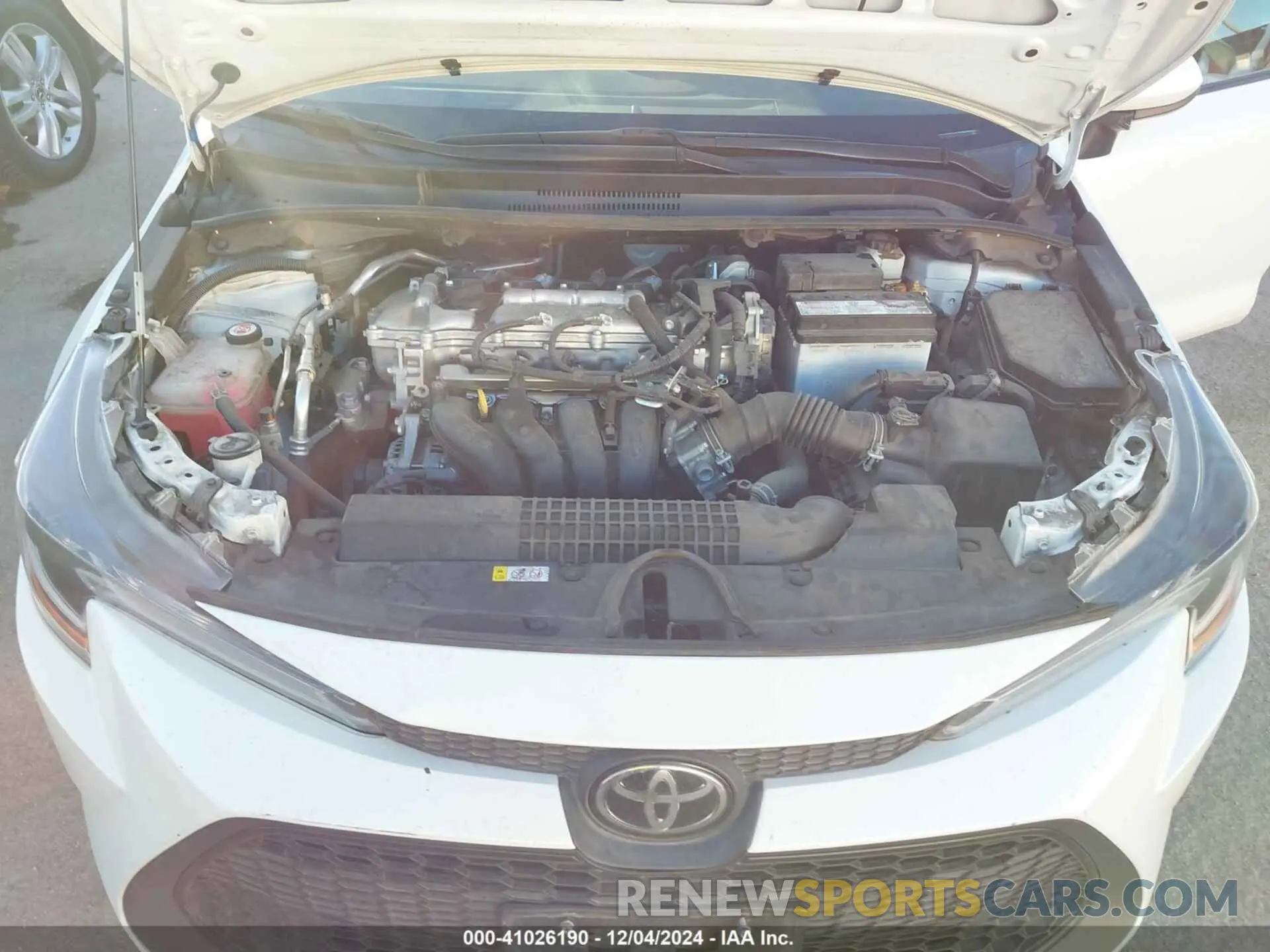 10 fotografías del automóvil dañado 5YFEPRAE1LP143503 TOYOTA COROLLA 2020