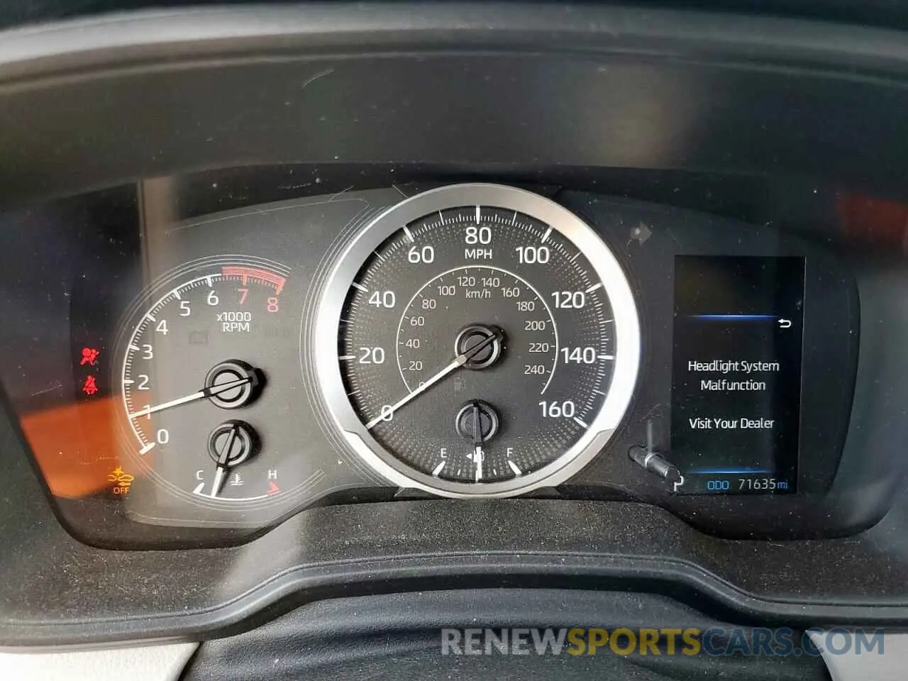 9 fotografías del automóvil dañado 5YFEPRAE1LP146725 TOYOTA COROLLA 2020