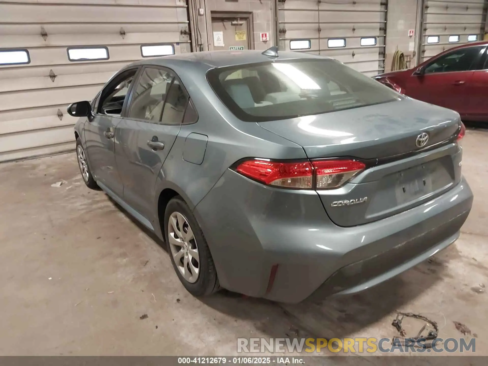 3 fotografías del automóvil dañado 5YFEPRAE2LP015920 TOYOTA COROLLA 2020